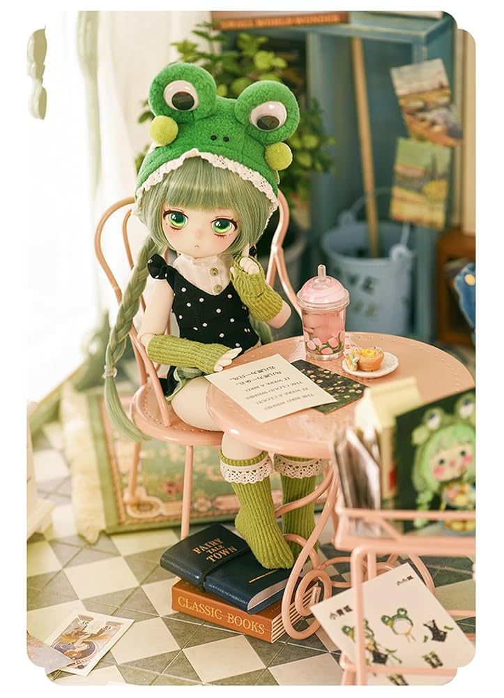 TinyFox 新生造物 小青呱（カエル）1/6スケール MJDドール Amazon | BACALYSO | TinyFox 1/6 スケール 球体関節人形 女